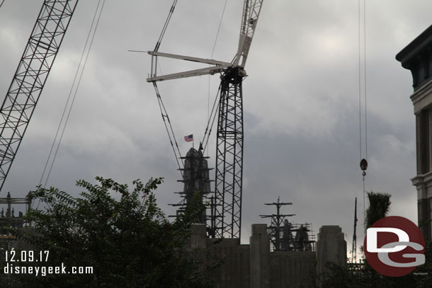 A couple Star Wars: Galaxy's Edge photos but with the lighting and angles you really cannot see much.