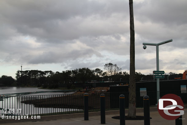 Walking back to the Boardwalk.  This will be the Studios Skyliner station at some point.