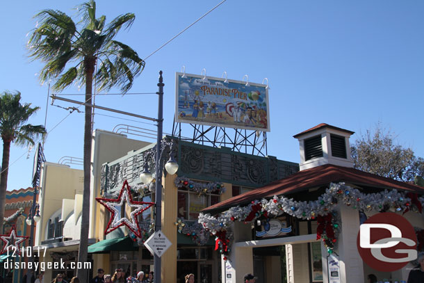 Paradise Pier Billboard