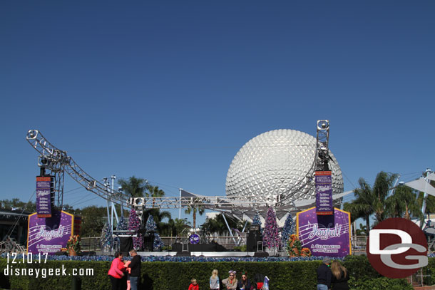 Somehow I managed to miss a lot of entertainment at Epcot this trip, including Joyful.