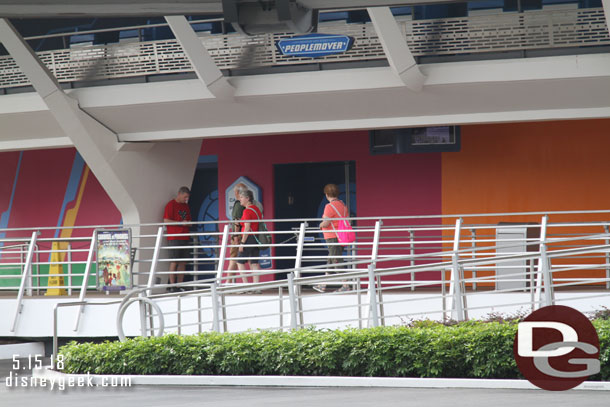 A group of true Disney fans... rope dropping Carousel of Progress!  