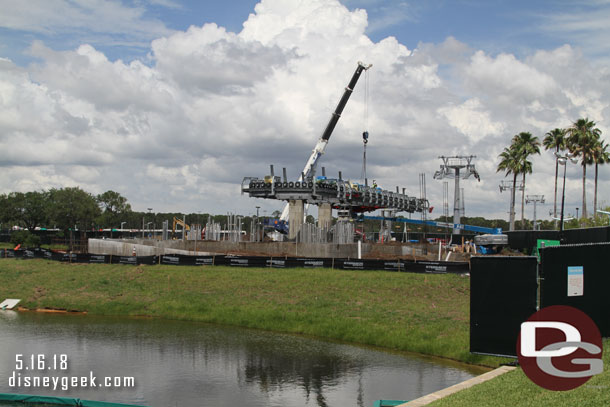 A look at the Skyliner station.