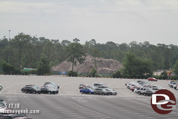 A large pile of dirt, assuming from the Guardians of the Galaxy project due to its location.