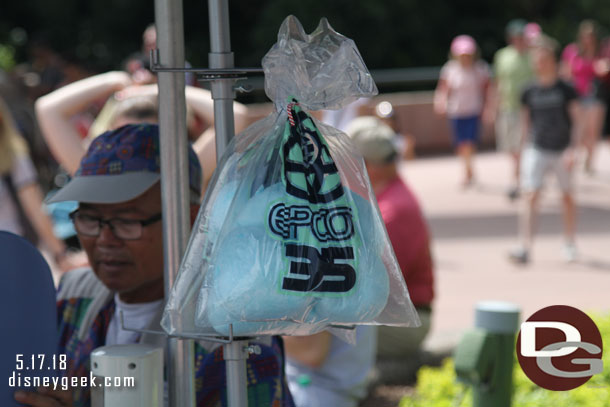 Epcot 35 cotton candy bags