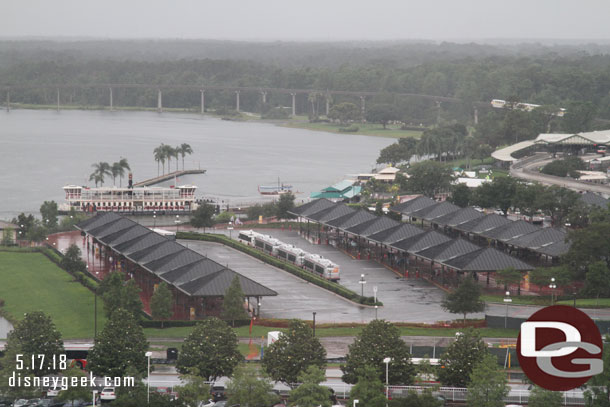 Magic Kingdom bus stops.