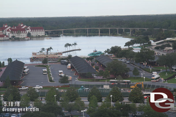 More of the Magic Kingdom bus stop area.