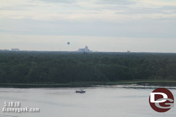 Looks like the balloon from Disney Springs was up this morning.