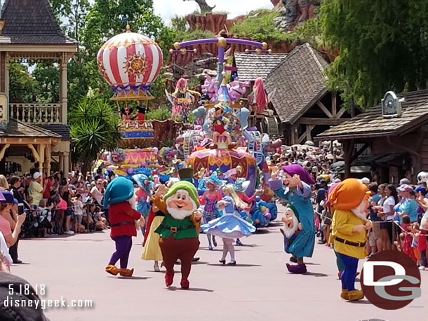 The finale of Festival of Fantasy Parade