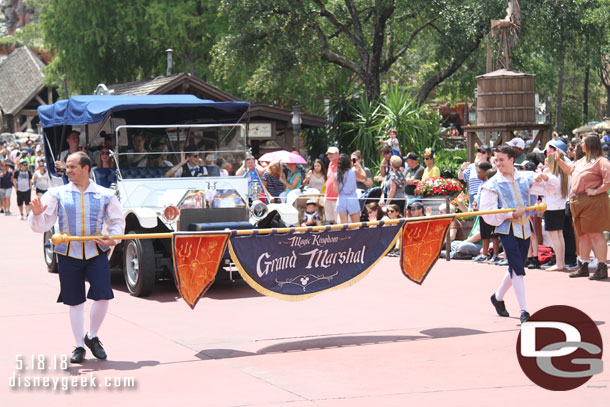 The Grand Marshal car