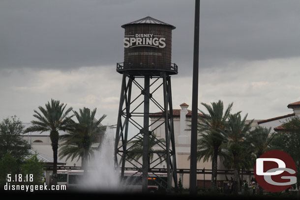 5:21pm on the bus and almost at the Disney Springs drop off.