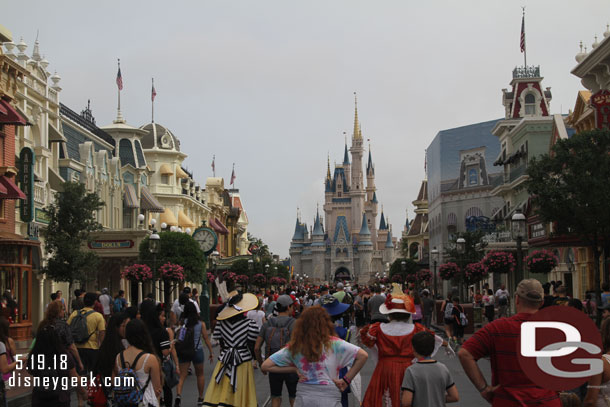 Arrived on Main Street USA at 9:05am.  