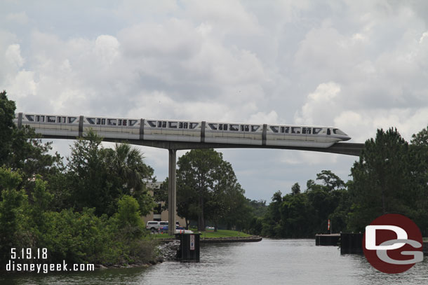 The channel to Bay Lake over the bridge.