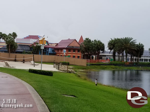 Old Port Royale Centertown is an active construction zone as it is being expanded and remodeled.  The Customs House will be going away and the new lobby for the hotel will be part of this complex.