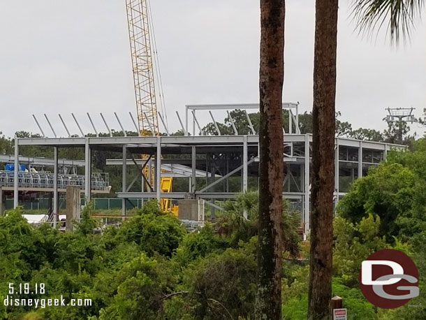 This will be the station complex.  The tower in the back right of the picture goes toward Hollywood Studios.