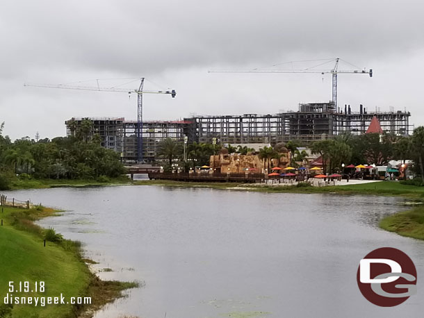 Looking back toward the Riviera Resort.