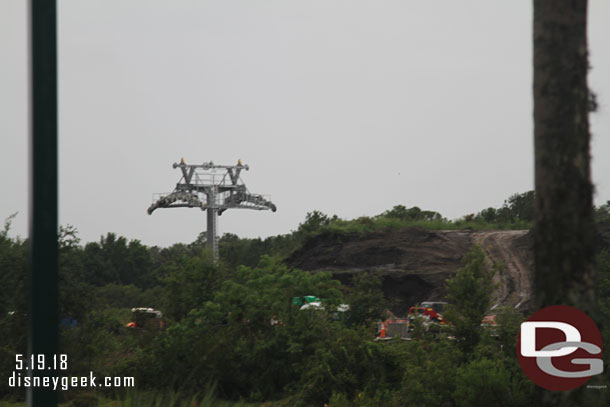 Looking to the left one of the towers toward Pop Century.