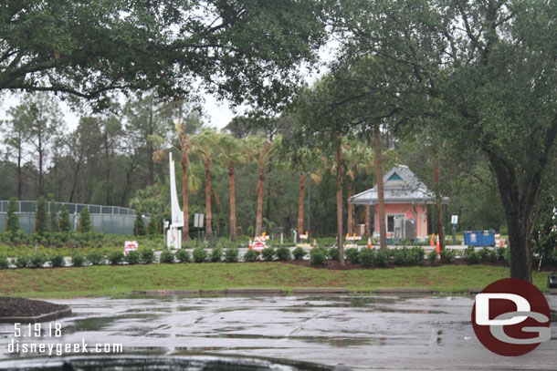 A new entrance for the Caribbean Beach Resort is being built along Victory Way.