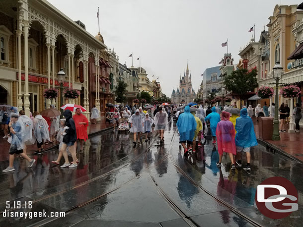 About 40 minutes after boarding a bus at the Caribbean Beach Resort I stepped foot on Main Street USA at the Magic Kingdom.