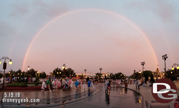 A widere view of the rainbows