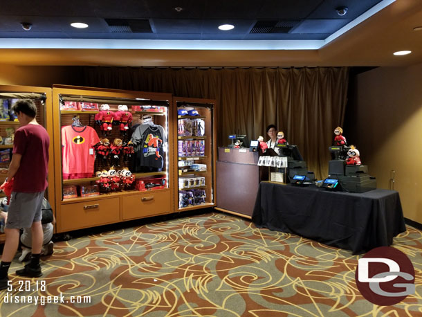 Incredibles 2 merchandise has taken over some of the Guardians rackspace.