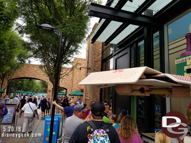 We had a FastPass+ and this was the backed up queue to use it.