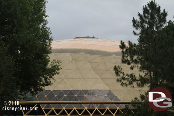 Next door the shuttered Wonders of Life that not being used as a festival center anymore.  They are redoing the roof.  So guess that means it will be around for a while.  No word on what it will become though.