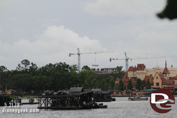 Riviera Resort construction visible beyond Germany.