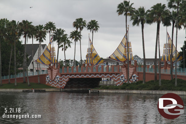 The other bridge is not undergoing any work right now.