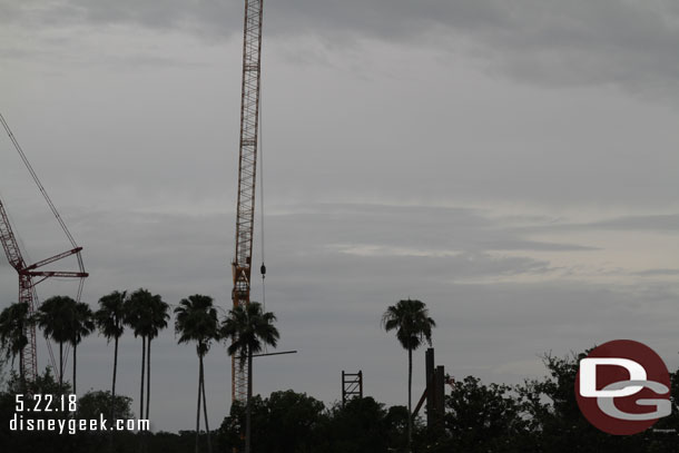 Guardians construction from the Monorail station.