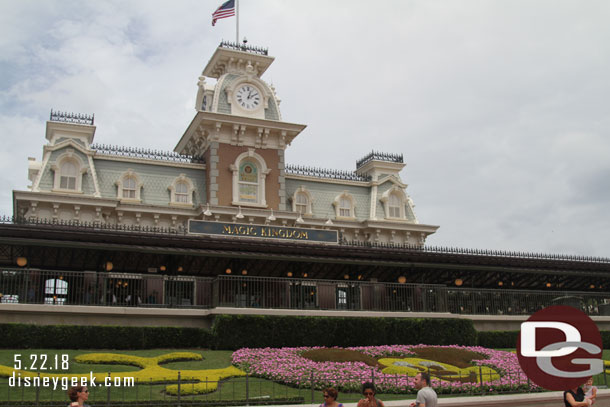 Arrived at the Magic Kingdom at 2:04pm