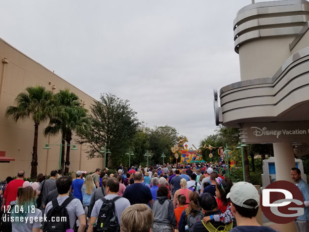 Making the right to head toward Toy Story Land. 