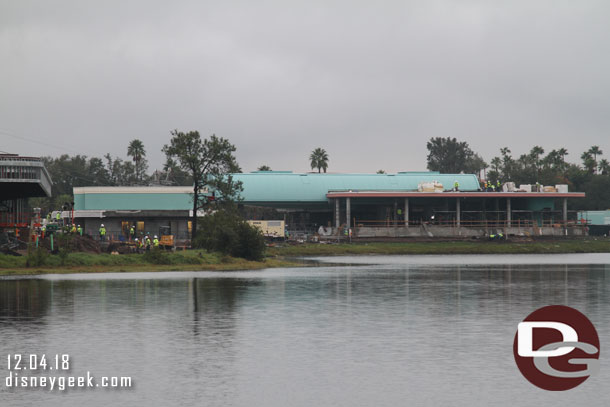 A closer look at the Skyliner station for Disney's Hollywood Studios.  No official opening date beyond 2019 is announced.