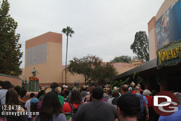 One guest asked which way to Toy Story Land and several replied just follow the crowd.