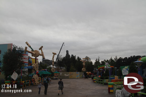 The far side of Toy Story Land will connect to Star Wars: Galaxy's Edge when it opens in 2019.  