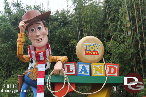 I went and did a second pass through Toy Story Land.