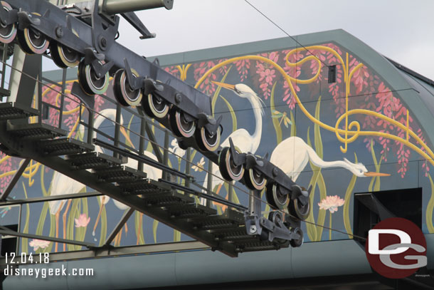 One final look at the mural before boarding the Friendship Boat back to the Boardwalk to check out our room.