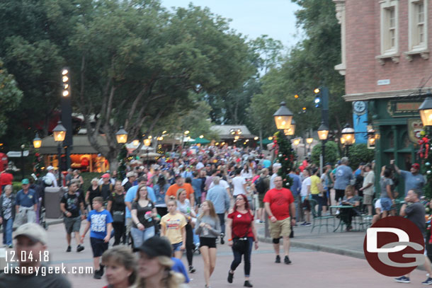 For a Tuesday World Showcase felt crowded.