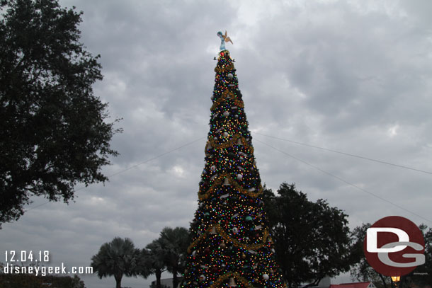 The Epcot Christmas Tree