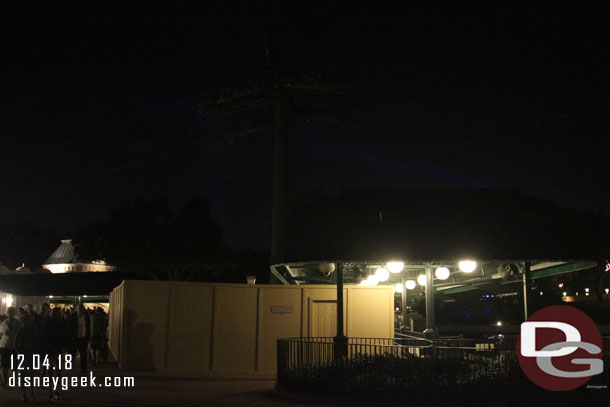 International Gateway is a little dark with the construction.  I was expecting to see crews preparing to work.  Friendship boats were closed at 9:30pm so they could work. No signs of any work tonight.