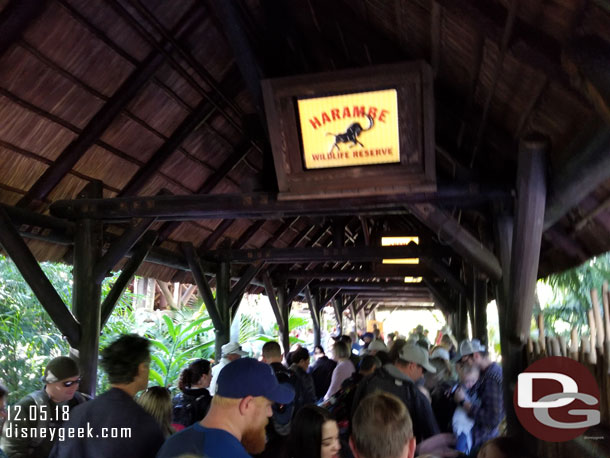 The FastPass+ return kept moving.  Standby was not going anywhere.