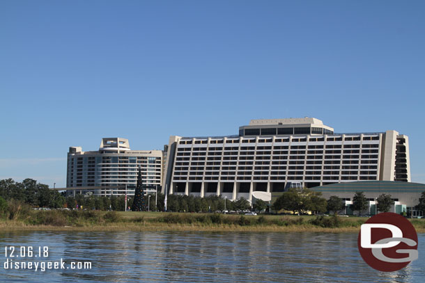 But another was close behind.  The Contemporary and Bay Lake Tower Resorts.