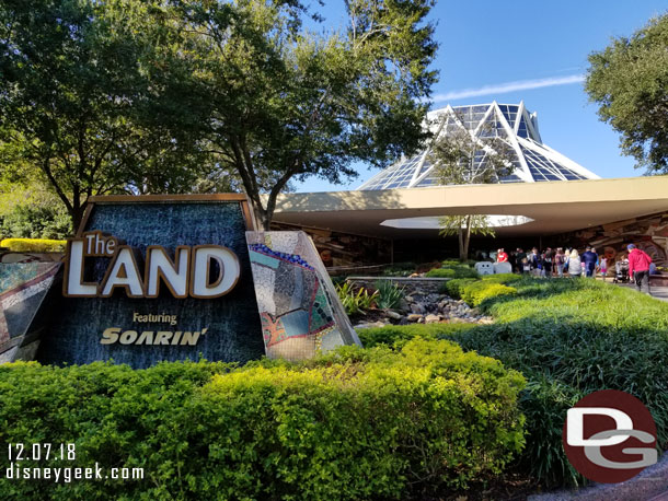 First stop in Future World is the Land.
