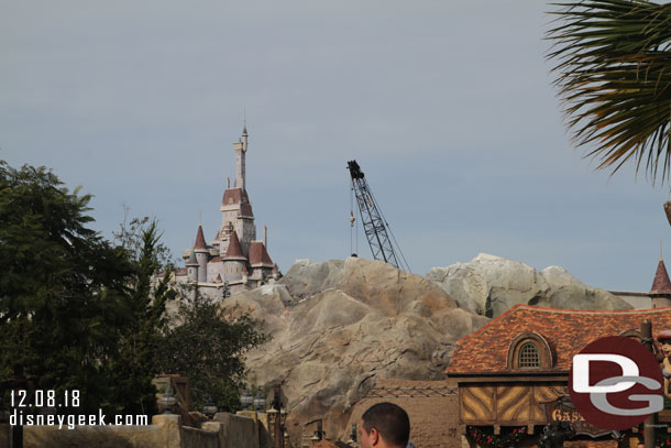 A crane backstage, not sure what project that is part of.