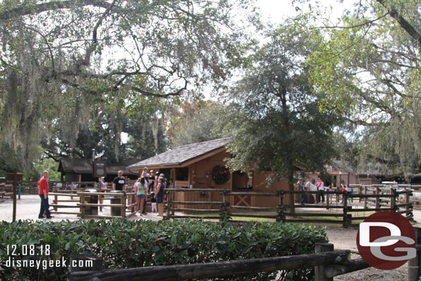 A crowd for Pony Rides this afternoon.