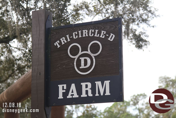 I had some time until our reservation so went for a walk through the Tri-Circle D Farm area.