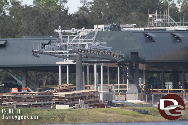 A closer look at the Disney Skyliner Riviera station