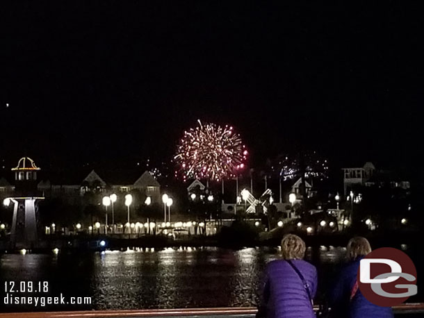 Holiday Wishes from the Magic Kingdom from the Boardwalk to close out the evening.