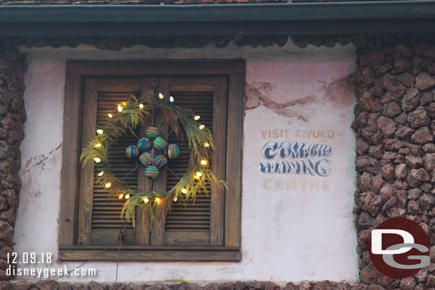 Some Christmas decorations back in the village