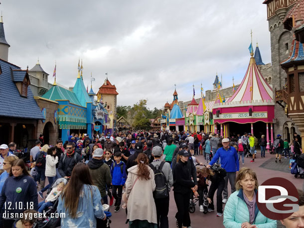 Fantasyland was busy as always.