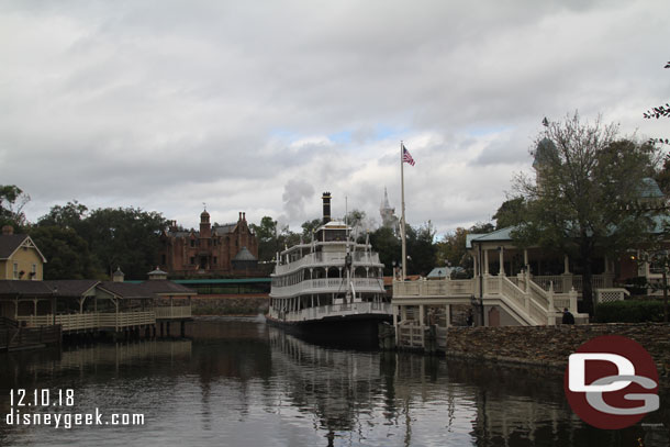 They were conducting test cruises again, no guests though.